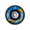 Pferd 5" x 5/8-11 Thd. POLIFAN Flap Disc - Z PSF EXTRA STEELOX, Zirconia, 60 Grit, Flat 60495 - alternate 2